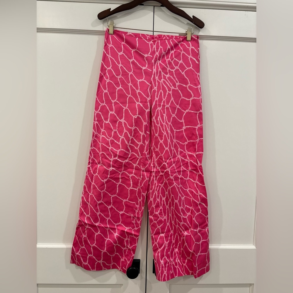 Lilly Pulitzer Pink Rope Print Pants